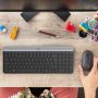 Logitech MK470 toetsenbord Inclusief muis Universeel RF Draadloos QWERTY US International Grafiet (920-009204) thumbnail