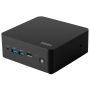 MSI Cubi NUC 1MG-003EU Intel Core 3 100U 8 GB DDR5-SDRAM 512 GB SSD Windows 11 Pro Mini PC Zwart (CUBI NUC 1MG-003EU) thumbnail