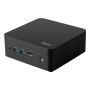 MSI CUBI NUC AI 1UMG-005EU PC's/werkstation Intel Core Ultra 7 155H 16 GB DDR5-SDRAM 1 TB SSD Windows 11 Pro Mini PC Zwart (CUBI NUC AI 1UMG-005EU) thumbnail