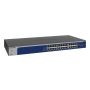 NETGEAR XS724EM Managed L2 10G Ethernet (100/1000/10000) 1U Blauw, Grijs (XS724EM-200EUS) thumbnail