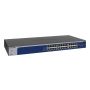 NETGEAR XS724EM Managed L2 10G Ethernet (100/1000/10000) 1U Blauw, Grijs (XS724EM-200EUS) thumbnail