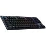 Logitech G915 TKL Tenkeyless LIGHTSPEED Wireless RGB Mechanical Gaming Keyboard  - GL Tactile - CARBON - US (920-009503) thumbnail