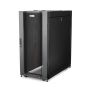 StarTech.com 4 Post 25U Netwerkkast, Vergrendelbare 19" Patchkast voor Computer / AV / IT / Data Apparatuur, Server Rack voor Bureau/Thuis met Wielen & Verstelbare Montagerails (RK2537BKM) thumbnail