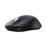 Trust Ferro Hyperscroll Draadloze Muis - Multi-device muis – Hyperscrollwiel – RF+Bluetooth – Zwart (25673) thumbnail
