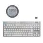 Logitech G G915 TKL toetsenbord RF-draadloos + Bluetooth QWERTY Engels Wit (920-009664) thumbnail