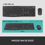 Logitech MK295 Silent Wireless Combo toetsenbord Inclusief muis USB QWERTY US International Grafiet (920-009800) thumbnail