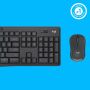 Logitech MK295 Silent Wireless Combo toetsenbord Inclusief muis USB QWERTY US International Grafiet (920-009800) thumbnail