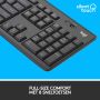 Logitech MK295 Silent Wireless Combo toetsenbord Inclusief muis USB QWERTY US International Grafiet (920-009800) thumbnail