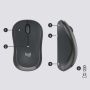 Logitech MK295 Silent Wireless Combo toetsenbord Inclusief muis USB QWERTY US International Grafiet (920-009800) thumbnail