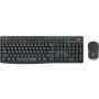 Logitech MK295 Silent Wireless Combo toetsenbord Inclusief muis USB QWERTY Scandinavisch Grafiet (920-009810) thumbnail