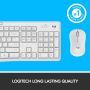 Logitech MK295 Silent Wireless Combo toetsenbord Inclusief muis RF Draadloos QWERTY Engels Wit (920-009824) thumbnail