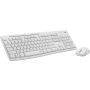 Logitech MK295 Silent Wireless Combo toetsenbord Inclusief muis RF Draadloos Hongaars Wit (920-009873) thumbnail