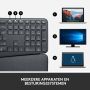 Logitech Ergo K860 toetsenbord RF-draadloos + Bluetooth US International Grafiet (920-010108) thumbnail