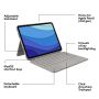 Logitech Combo Touch for iPad Pro 11-inch (1st, 2nd, and 3rd generation) (920-010256) thumbnail