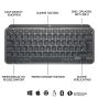 Logitech MX Keys Mini Minimalist Wireless Illuminated Keyboard (920-010482) thumbnail