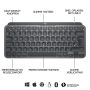 Logitech MX Keys Mini Minimalist Wireless Illuminated Keyboard (920-010498) thumbnail