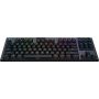 Logitech G G915 Tkl toetsenbord RF-draadloos + Bluetooth Belgisch Koolstof (920-010588) thumbnail