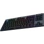 Logitech G G915 Tkl toetsenbord RF-draadloos + Bluetooth Belgisch Koolstof (920-010588) thumbnail