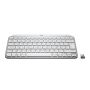Logitech MX Keys Mini for Business toetsenbord RF-draadloos + Bluetooth QWERTY Scandinavisch Aluminium, Wit (920-010605) thumbnail