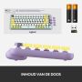 Logitech POP Keys Wireless Mechanical Keyboard With Emoji Keys toetsenbord Bluetooth QWERTY Engels Muntkleur (920-010736) thumbnail