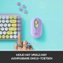 Logitech POP Keys Wireless Mechanical Keyboard With Emoji Keys toetsenbord Bluetooth QWERTY Engels Muntkleur (920-010736) thumbnail