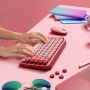 Logitech POP Keys Wireless Mechanical Keyboard With Emoji Keys toetsenbord Universeel Bluetooth QWERTY Engels Roze (920-010737) thumbnail
