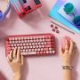 Logitech POP Keys Wireless Mechanical Keyboard With Emoji Keys toetsenbord Universeel Bluetooth QWERTY Engels Roze (920-010737) thumbnail