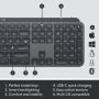 Logitech MX Keys combo for Business Gen 2 toetsenbord Inclusief muis RF-draadloos + Bluetooth QWERTY US International Grafiet (920-010933) thumbnail