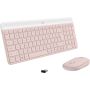 Logitech MK470 Slim Combo toetsenbord Inclusief muis RF Draadloos QWERTY US International Roze (920-011322) thumbnail