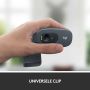 Logitech C270 HD webcam 3 MP 1280 x 720 Pixels USB 2.0 Zwart (960-001063) thumbnail