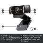 Logitech C922 Pro Stream Webcam (960-001088) thumbnail