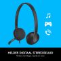 Logitech H340 USB Computer Headset Met digitale audio (981-000475) thumbnail
