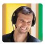 Logitech H540 USB Computer Headset Met high-definition geluid en knoppen op het oorstuk (981-000480) thumbnail