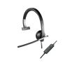 Logitech H650e Headset Bedraad Hoofdband Kantoor/callcenter USB Type-A Zwart, Zilver (981-000514) thumbnail