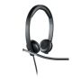 Logitech H650e Headset Bedraad Hoofdband Kantoor/callcenter USB Type-A Zwart, Zilver (981-000519) thumbnail