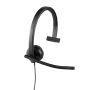Logitech H570e Headset Bedraad Hoofdband Kantoor/callcenter USB Type-A Zwart (981-000571) thumbnail