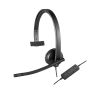 Logitech H570e Headset Bedraad Hoofdband Kantoor/callcenter USB Type-A Zwart (981-000571) thumbnail