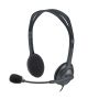 Logitech H111 Headset Bedraad Hoofdband Kantoor/callcenter Grijs (981-000593) thumbnail