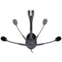 Logitech H111 Headset Bedraad Hoofdband Kantoor/callcenter Grijs (981-000593) thumbnail