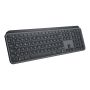 Logitech MX Keys Advanced Illuminated Kabellose Tastatur Graphite - Tastatur (920-009403) (920-009403) thumbnail