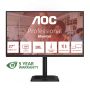 AOC E4 Q27E4CV computer monitor 68,6 cm (27") 2560 x 1440 Pixels Quad HD LED Zwart (Q27E4CV) thumbnail