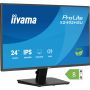 iiyama ProLite X2492HSU-B1 computer monitor 61 cm (24") 1920 x 1080 Pixels Full HD LED Zwart (X2492HSU-B1) thumbnail