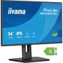 iiyama ProLite XB2492HSU-B1 computer monitor 61 cm (24") 1080 x 1920 Pixels Quad HD LED Zwart (XB2492HSU-B1) thumbnail