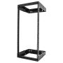 StarTech.com 2 Post 24U Heavy-Duty Wandmonteerbare Server Rack, 19" Open Frame Netwerk Rack met Verstelbare Diepte, Data Rack voor IT/AV/Patchpaneel/Computer Apparatuur, Incl Kooimoeren en Schroeven (RACK-24U-20-WALL-OA) thumbnail
