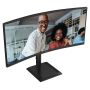 AOC CU34E4C computer monitor 86,4 cm (34") 3440 x 1440 Pixels Zwart (CU34E4CV) thumbnail