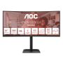 AOC E4 CU34E4CV computer monitor 86,4 cm (34") 3440 x 1440 Pixels UltraWide Quad HD LCD Zwart (CU34E4CV) thumbnail