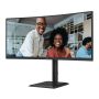 AOC E4 CU34E4CV computer monitor 86,4 cm (34") 3440 x 1440 Pixels UltraWide Quad HD LCD Zwart (CU34E4CV) thumbnail