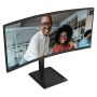AOC E4 CU34E4CV computer monitor 86,4 cm (34") 3440 x 1440 Pixels UltraWide Quad HD LCD Zwart (CU34E4CV) thumbnail