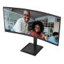 AOC CU34E4C computer monitor 86,4 cm (34") 3440 x 1440 Pixels Zwart (CU34E4CV) thumbnail