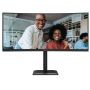 AOC CU34E4C computer monitor 86,4 cm (34") 3440 x 1440 Pixels Zwart (CU34E4CV) thumbnail